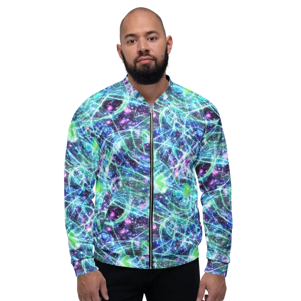Astral Jungle on Bomber Jacket — Front