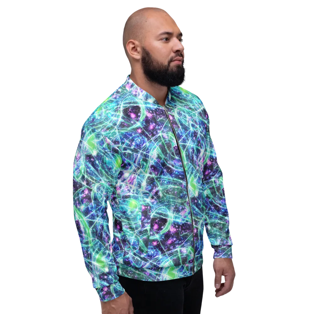 Astral Jungle on Bomber Jacket — Right