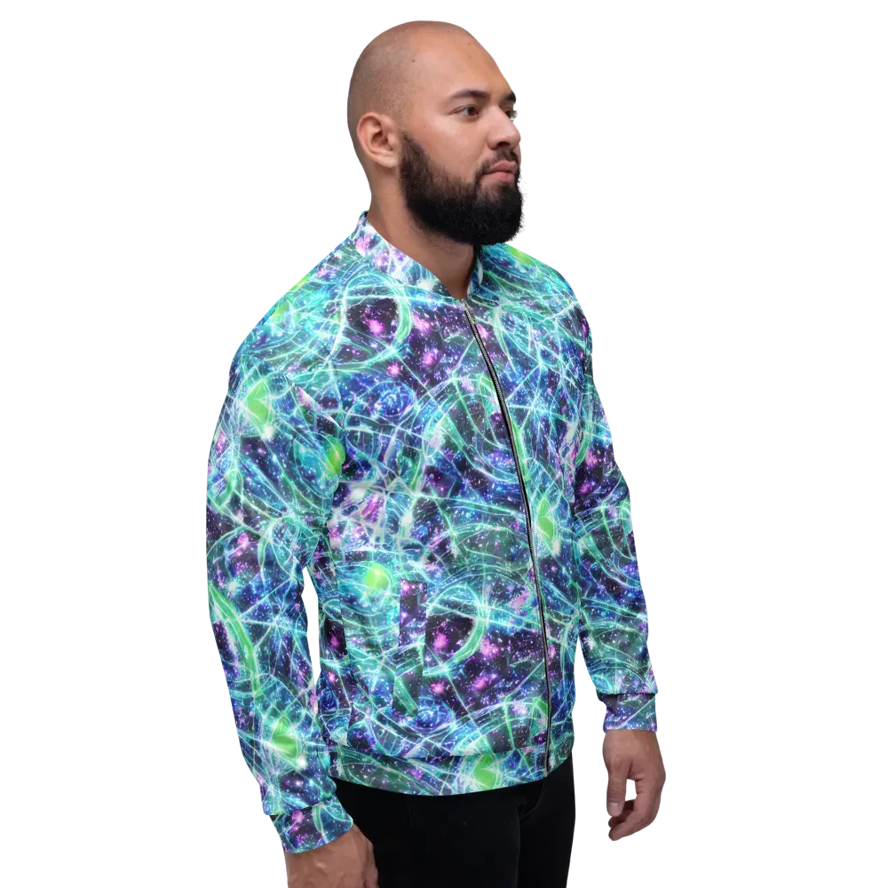 Astral Jungle on Bomber Jacket — Right