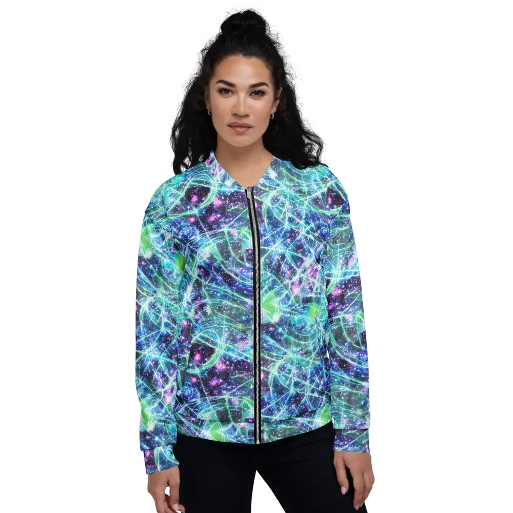 Astral Jungle on Bomber Jacket — Front