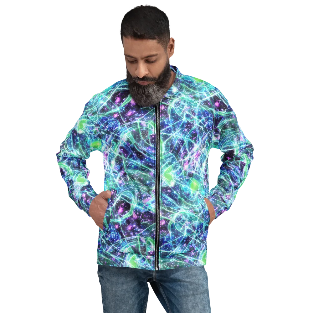 Astral Jungle on Bomber Jacket — Front