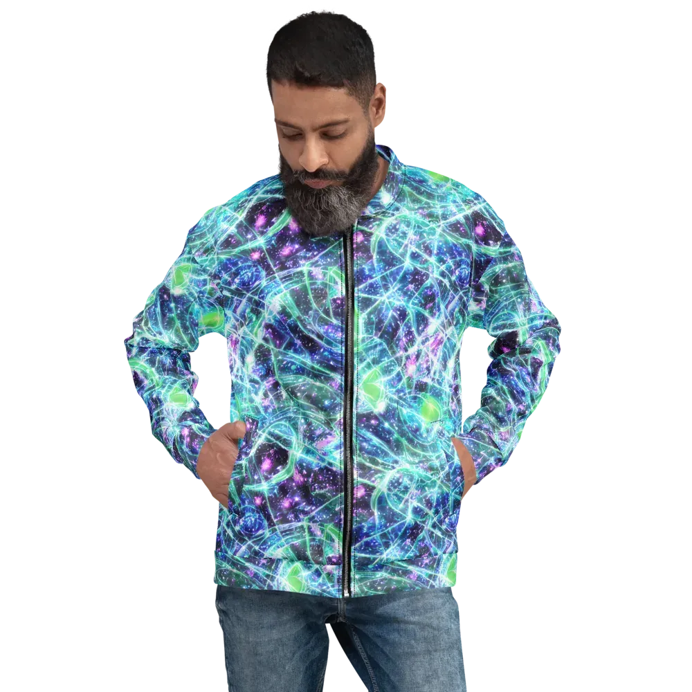 Astral Jungle on Bomber Jacket — Front