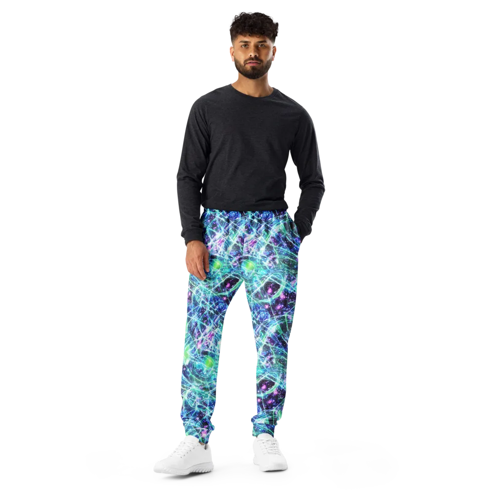 Astral Jungle on Men's Joggers — Front
