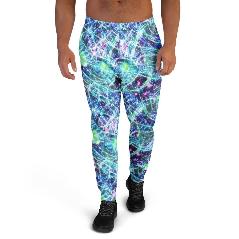 Astral Jungle on Men's Joggers — Front