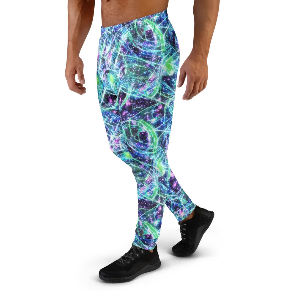 Astral Jungle on Men's Joggers — Left