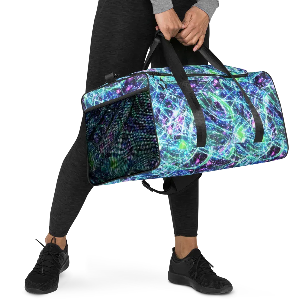 Astral Jungle on Duffle Bag — Right Front