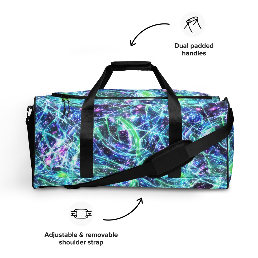 Astral Jungle on Duffle Bag — Front