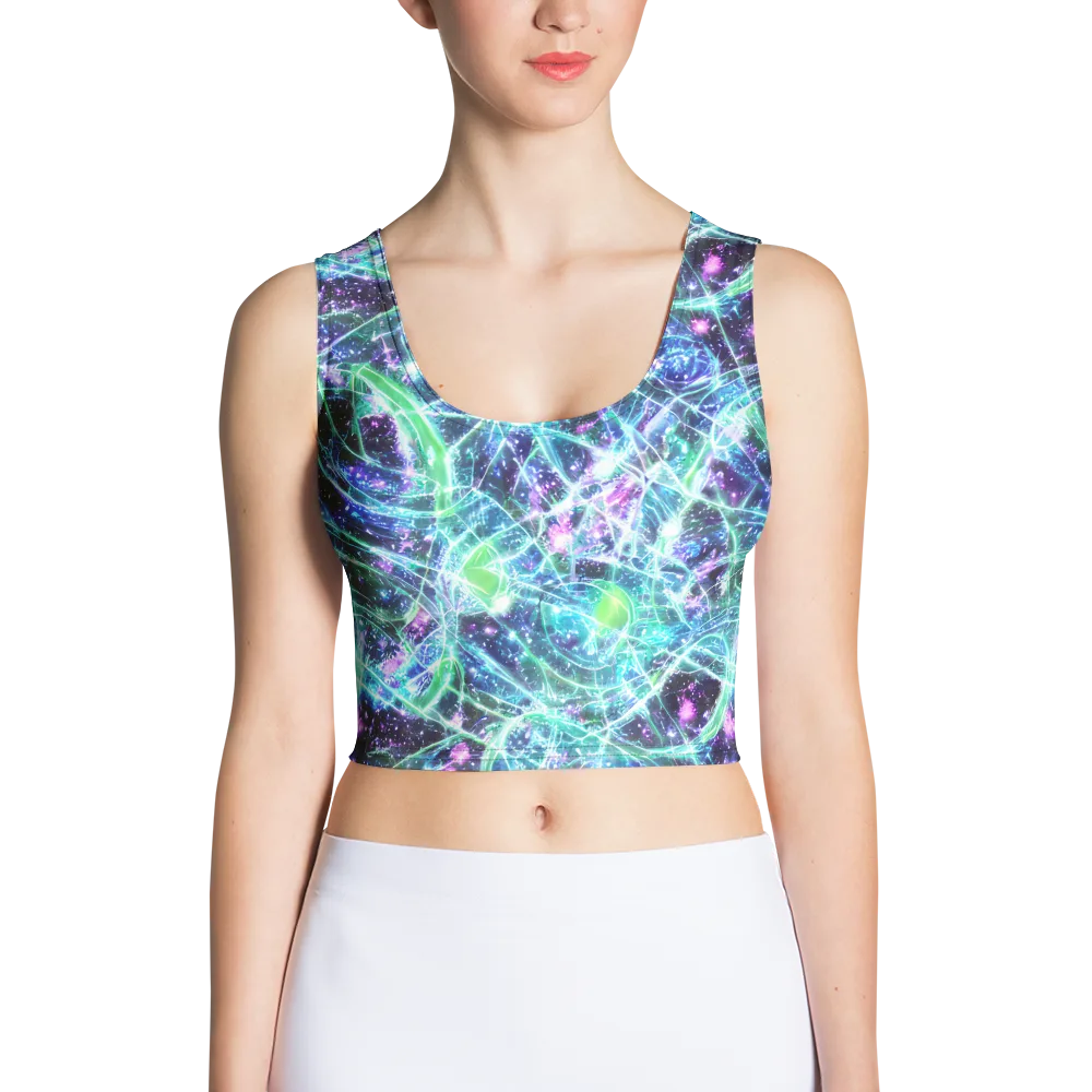 Astral Jungle on Crop Top — Front