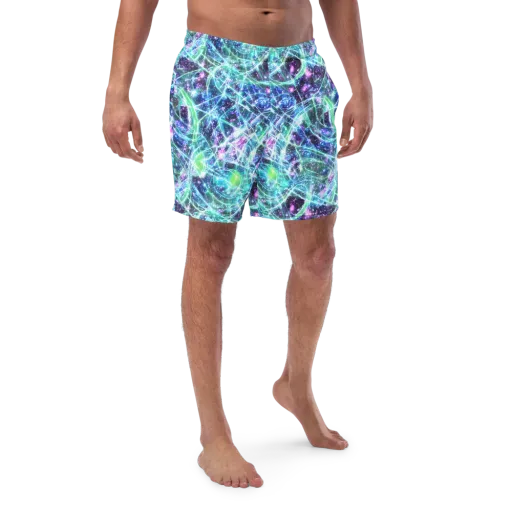 Astral Jungle on a Swim Trunks