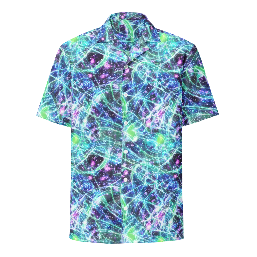 Astral Jungle on Button Shirt — Front