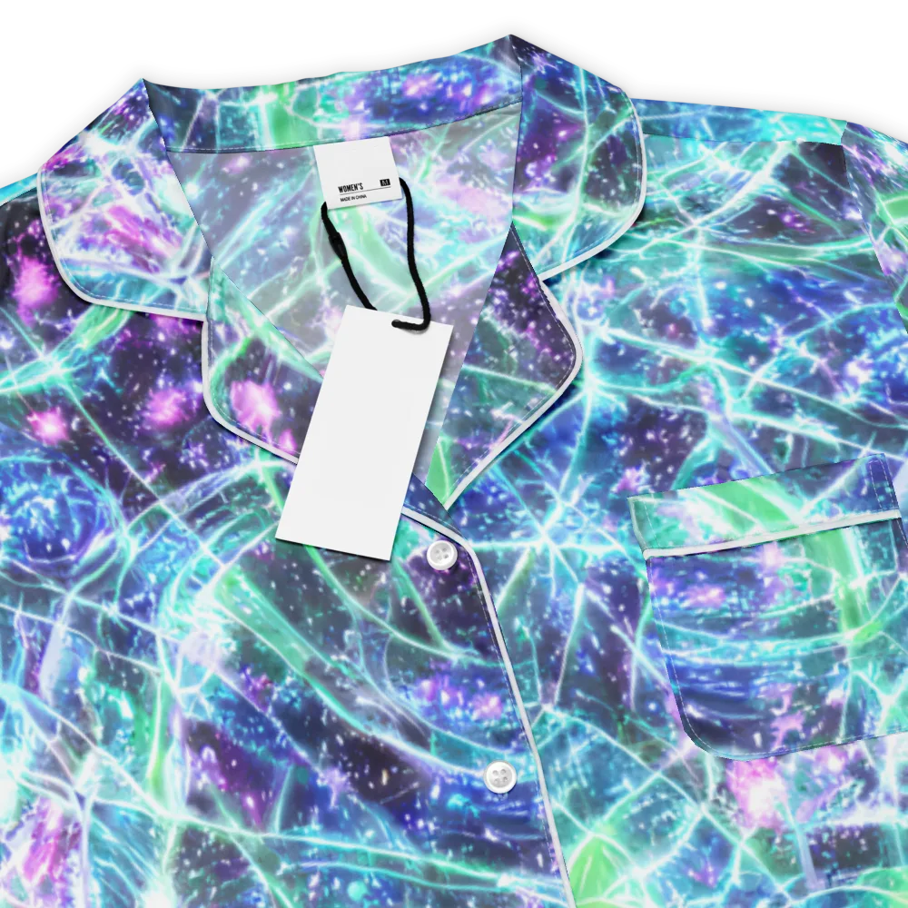 Astral Jungle on Women's Short Sleeve Pajama Top — Product details