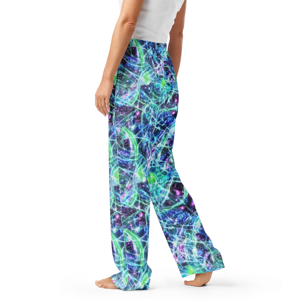 Astral Jungle on Women's Pajama Pants — Left