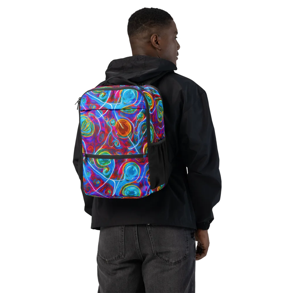 Jewel Nebula on Utility Backpack — Back