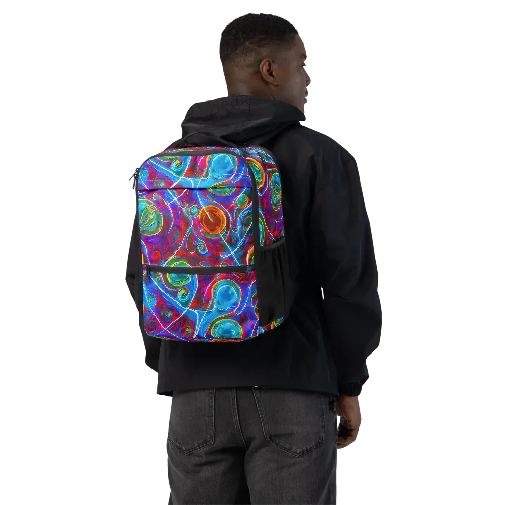 Jewel Nebula on Utility Backpack — Back