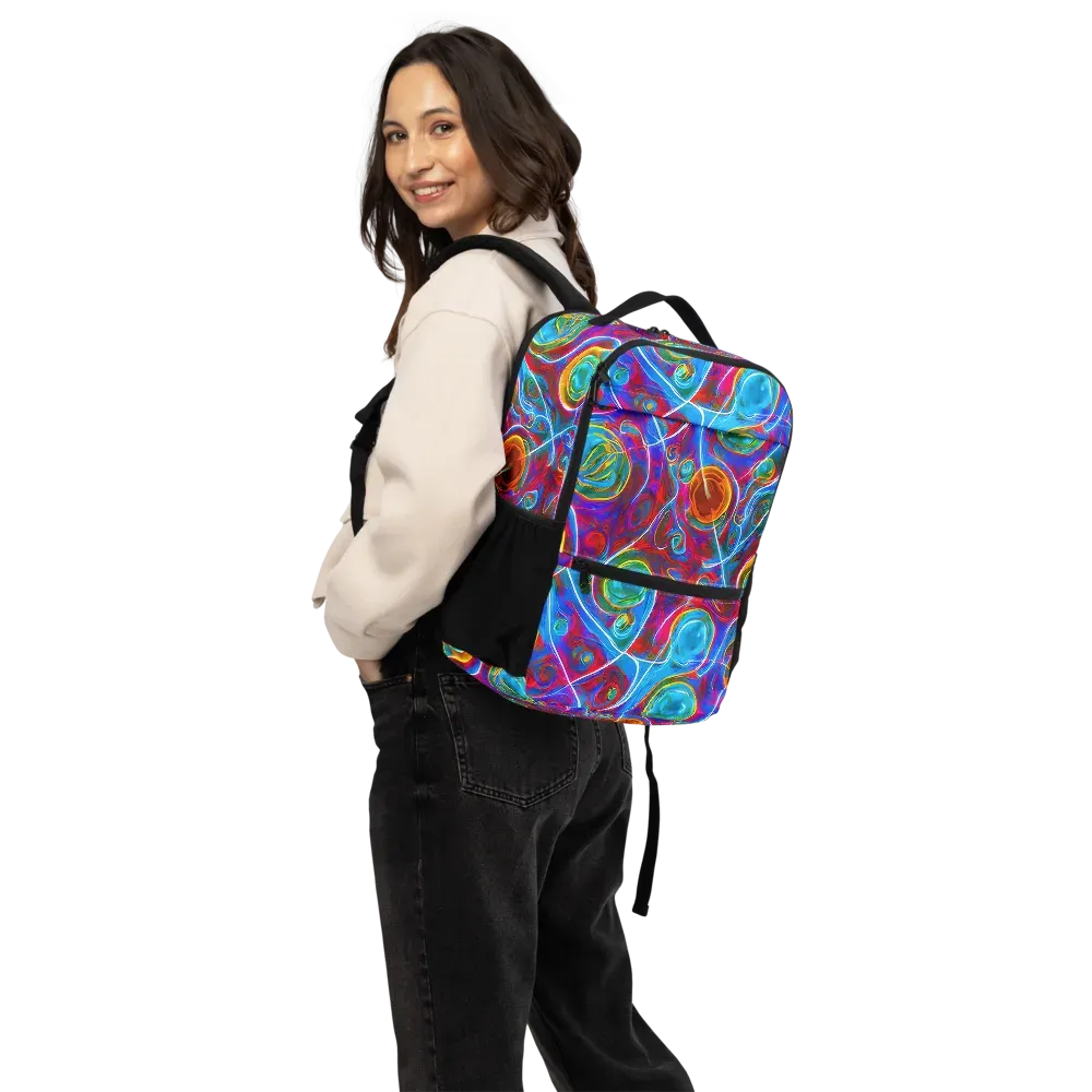 Jewel Nebula on Utility Backpack — Back