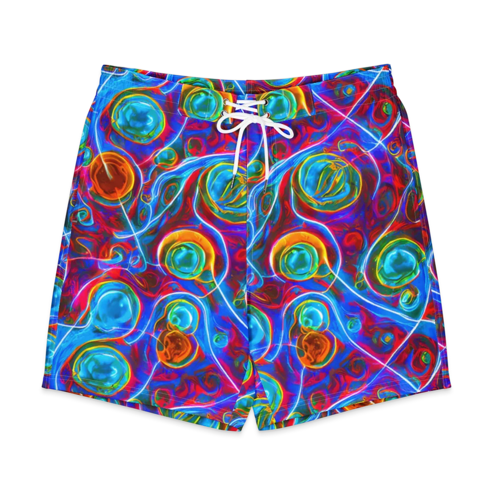 Jewel Nebula on Men's Board Shorts — Front