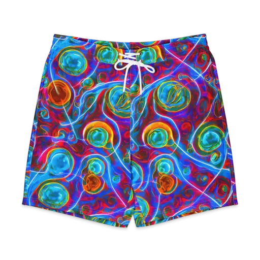 Jewel Nebula on a Men's Board Shorts
