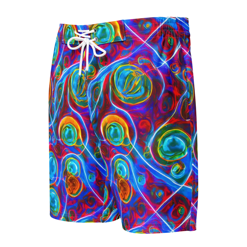 Jewel Nebula on Men's Board Shorts — Front