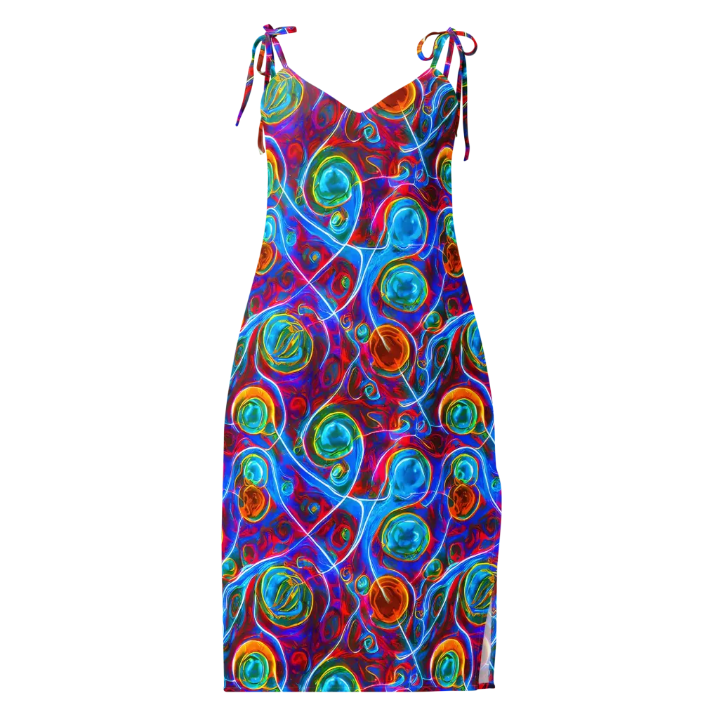 Jewel Nebula on Slip Dress — Front