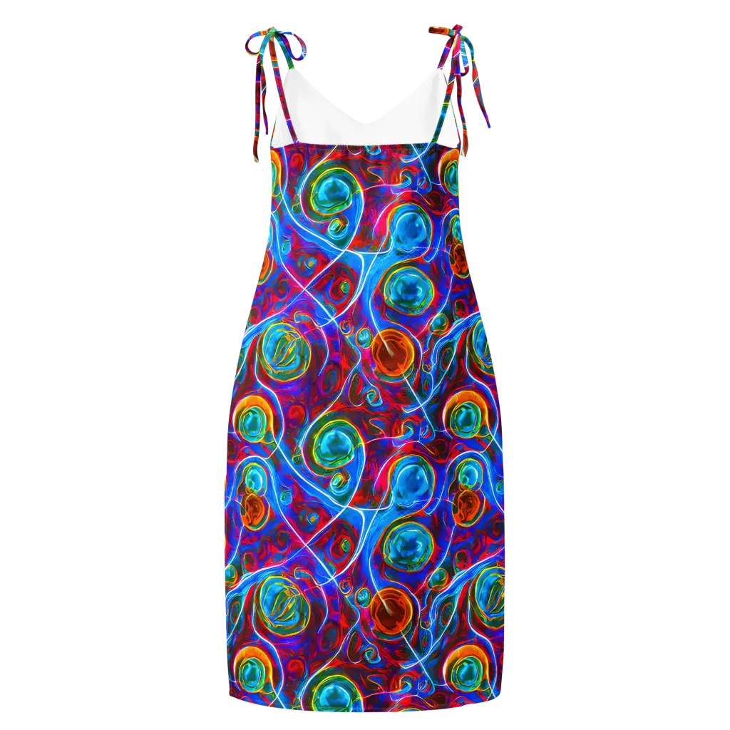 Jewel Nebula on Slip Dress — Back