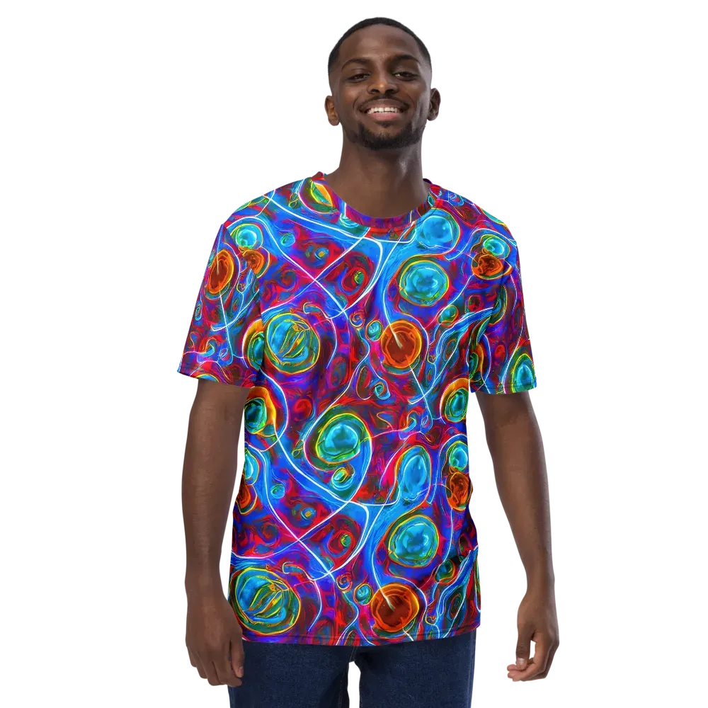 Jewel Nebula on Men's Crew Neck T-Shirt — Front