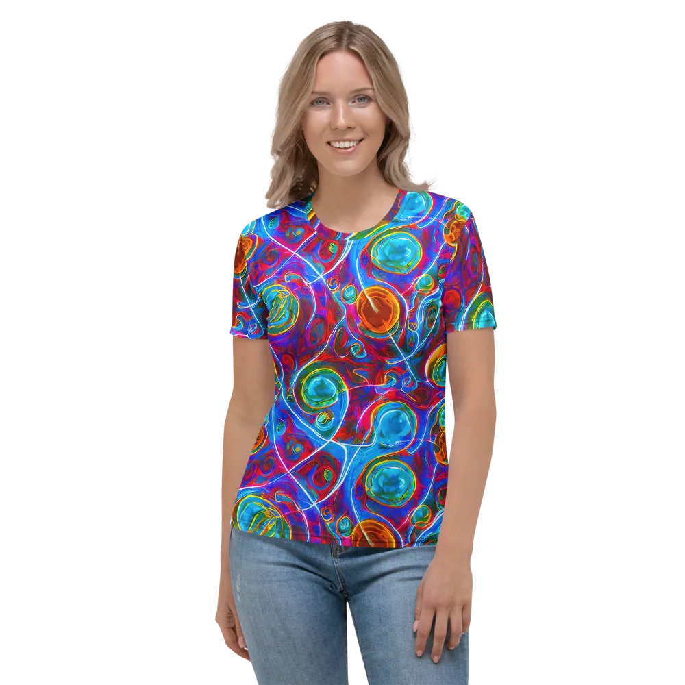 Jewel Nebula on Women's Crew Neck T-Shirt — Front
