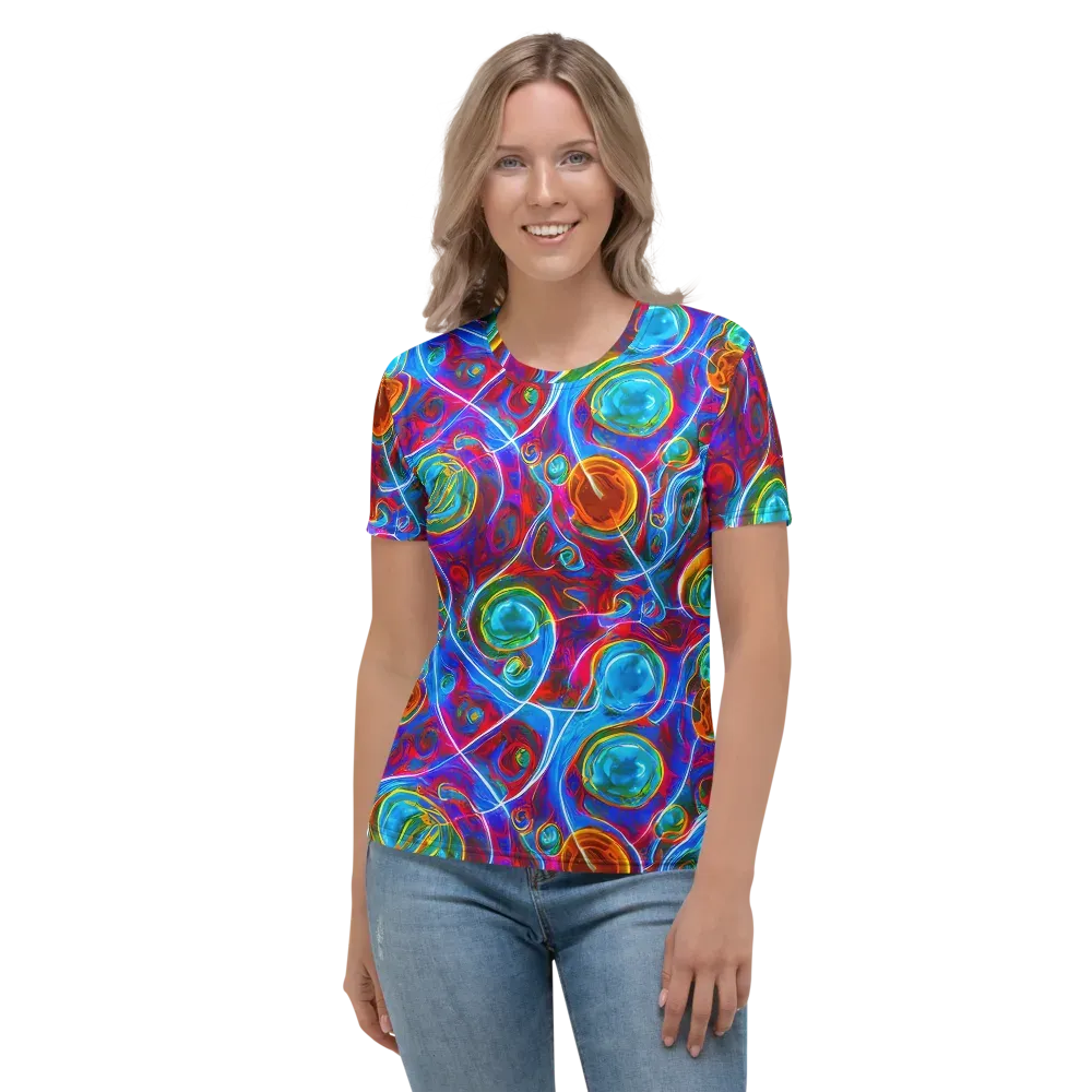 Jewel Nebula on Women's Crew Neck T-Shirt — Front