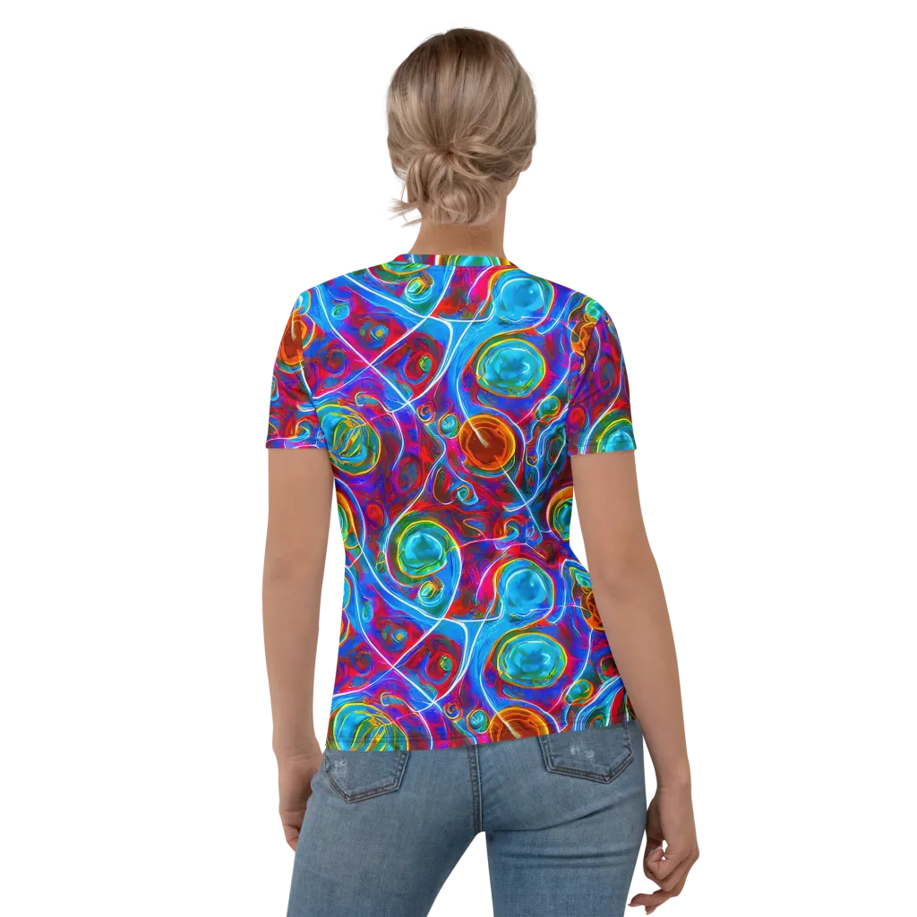 Jewel Nebula on Women's Crew Neck T-Shirt — Back