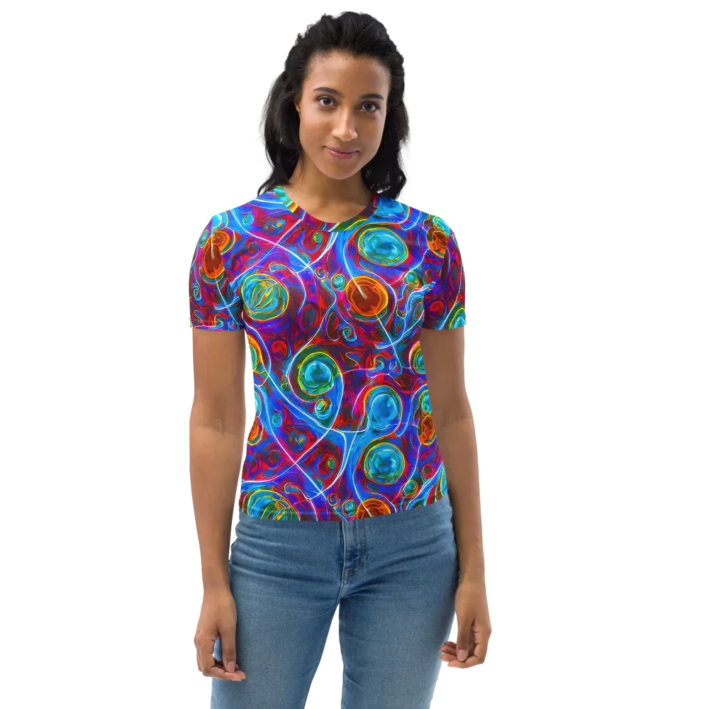 Jewel Nebula on Women's Crew Neck T-Shirt — Front