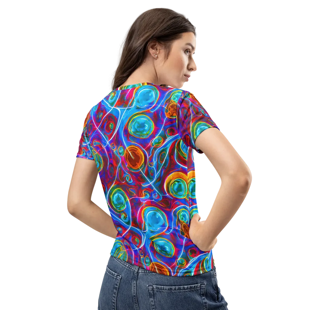 Jewel Nebula on Women's Crew Neck T-Shirt — Back