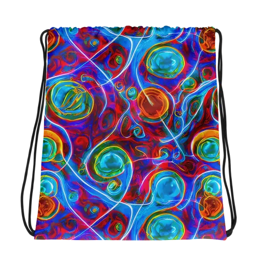 Jewel Nebula on a Drawstring Bag