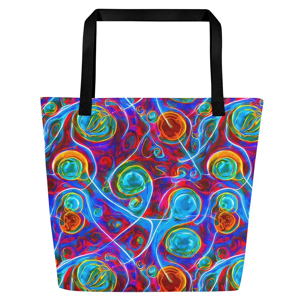 Jewel Nebula on Large Tote Bag W/ Pocket — Front