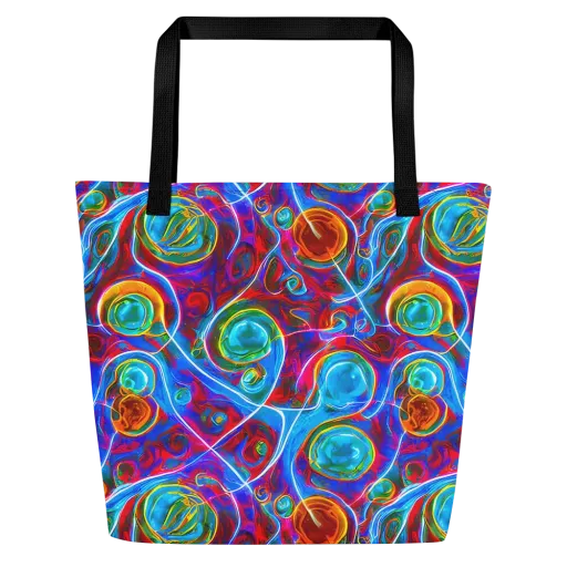 Jewel Nebula on a Large Tote Bag W/ Pocket