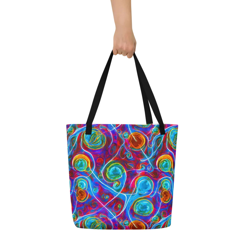 Jewel Nebula on Large Tote Bag W/ Pocket — Front