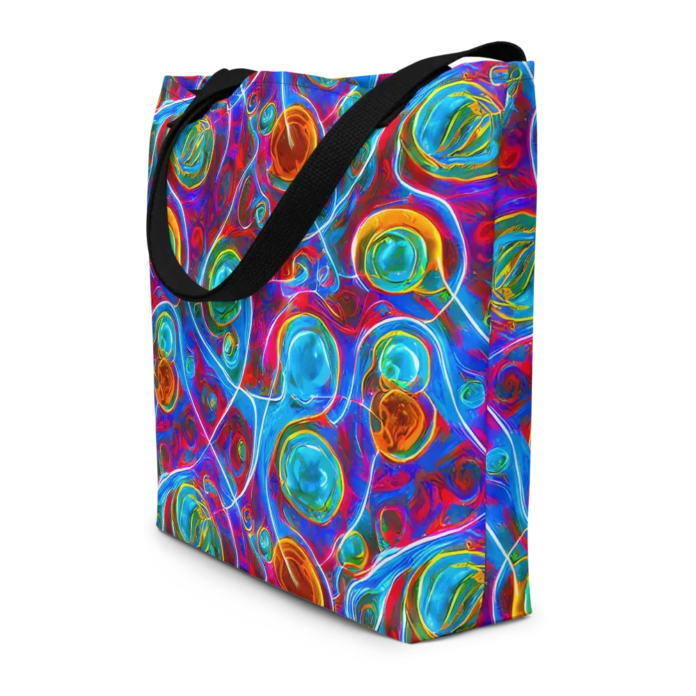Jewel Nebula on Large Tote Bag W/ Pocket — Front