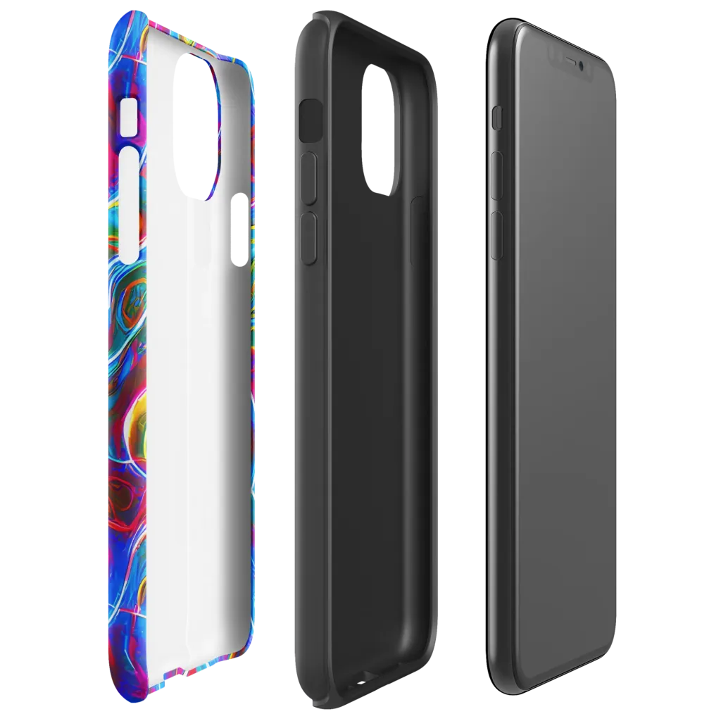 Jewel Nebula on Tough Case for iPhone® — Right