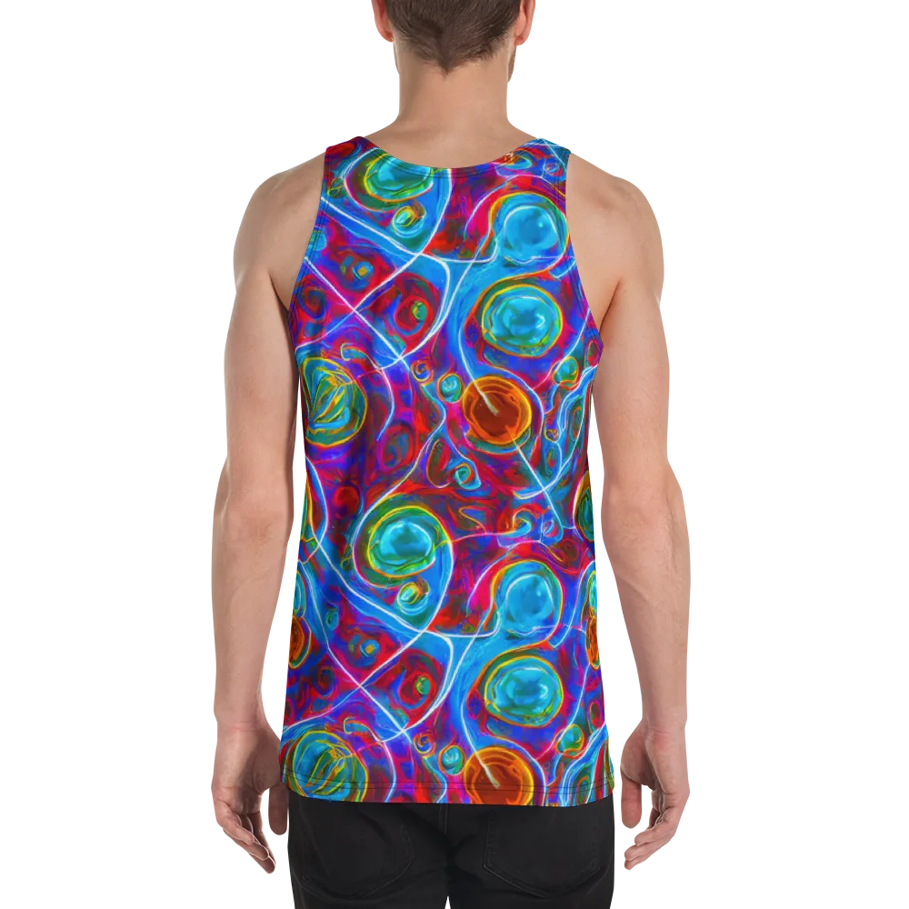 Jewel Nebula on Men's Tank Top — Back