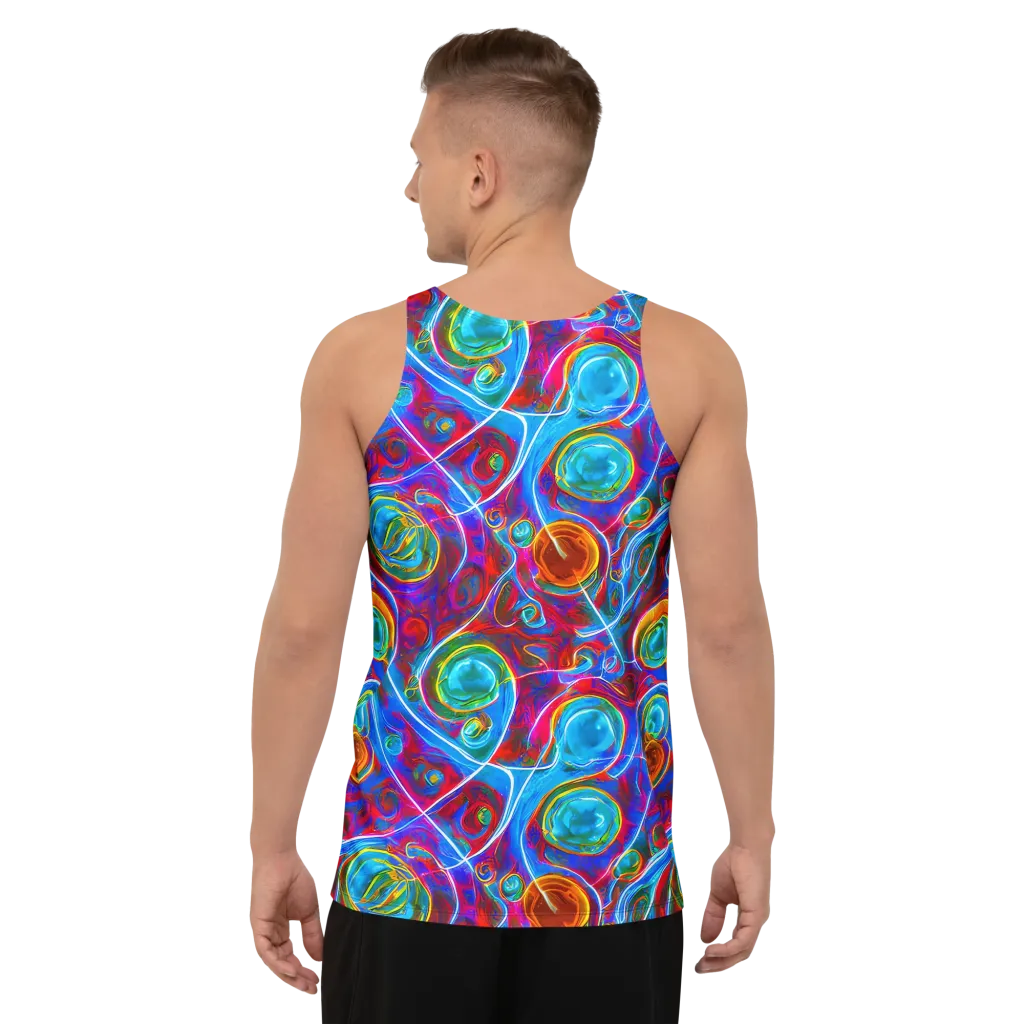 Jewel Nebula on Men's Tank Top — Back