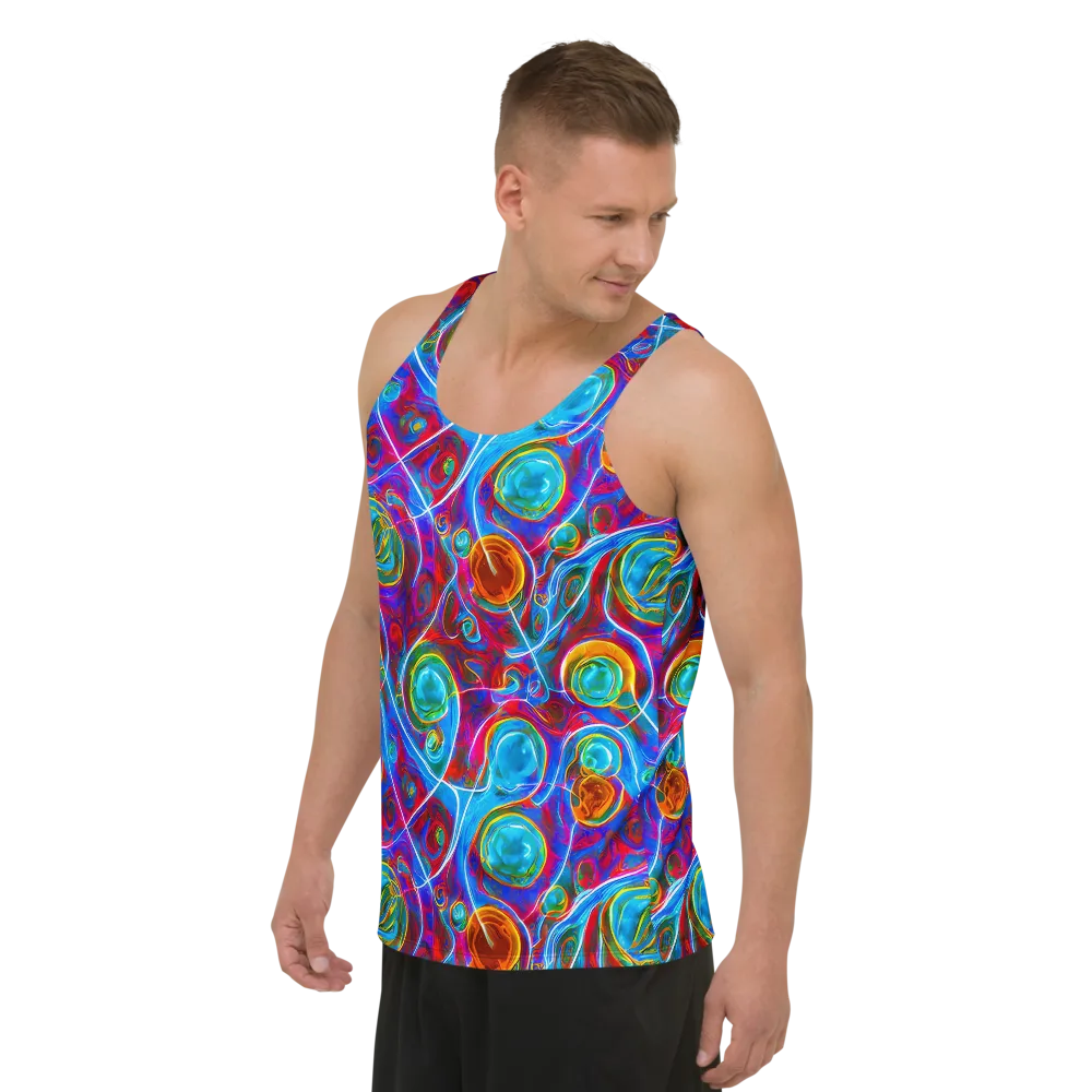 Jewel Nebula on Men's Tank Top — Left Front