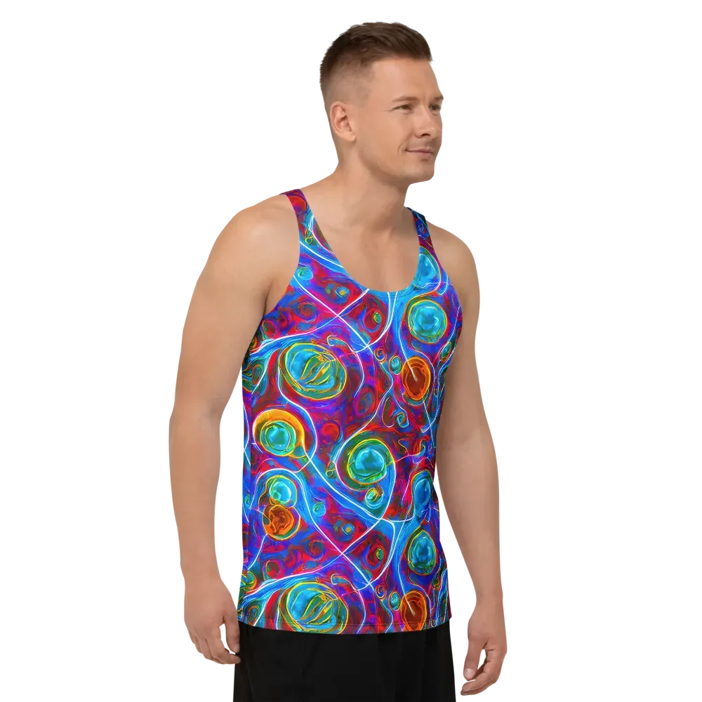 Jewel Nebula on Men's Tank Top — Right Front