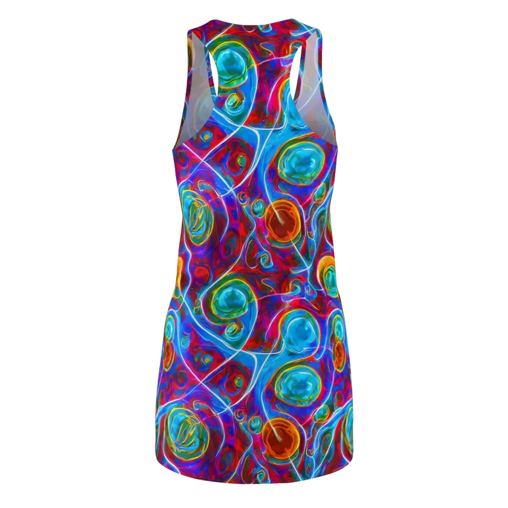 Jewel Nebula on Racerback Dress — Back