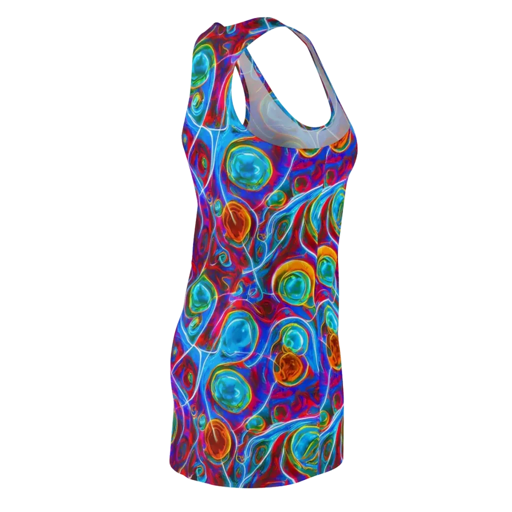 Jewel Nebula on Racerback Dress — Back Side