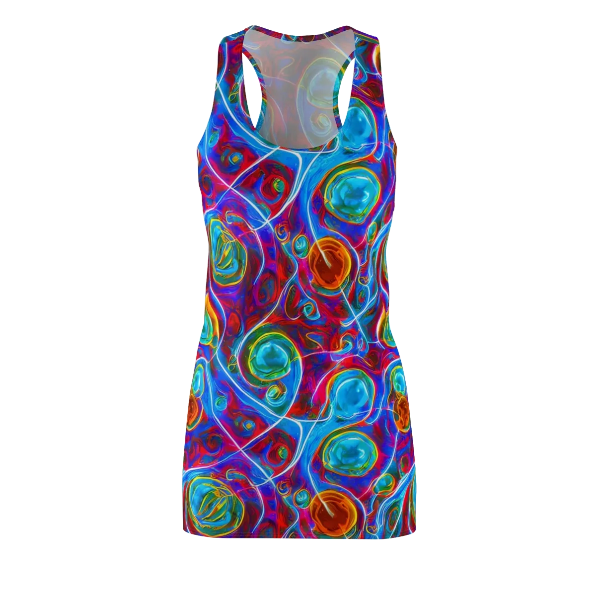 Jewel Nebula on Racerback Dress — Front