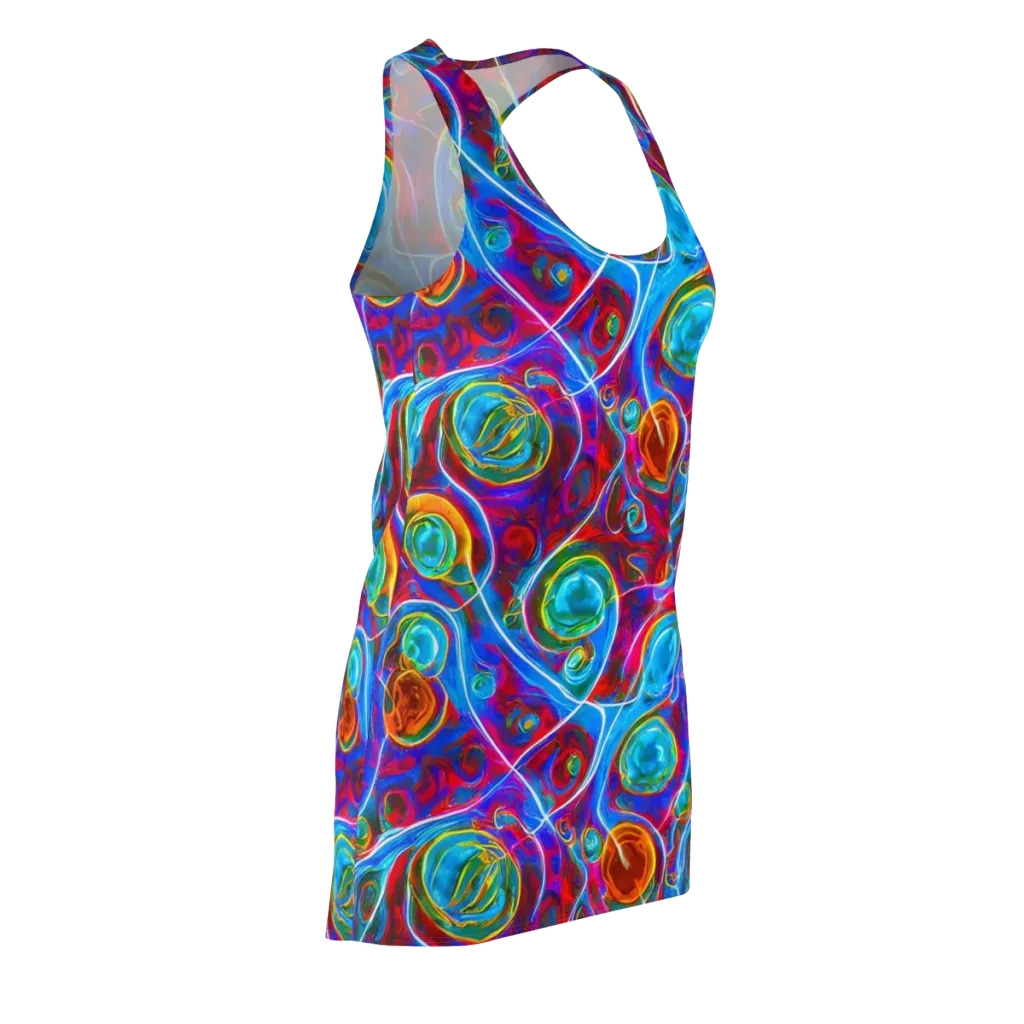 Jewel Nebula on Racerback Dress — Front Side