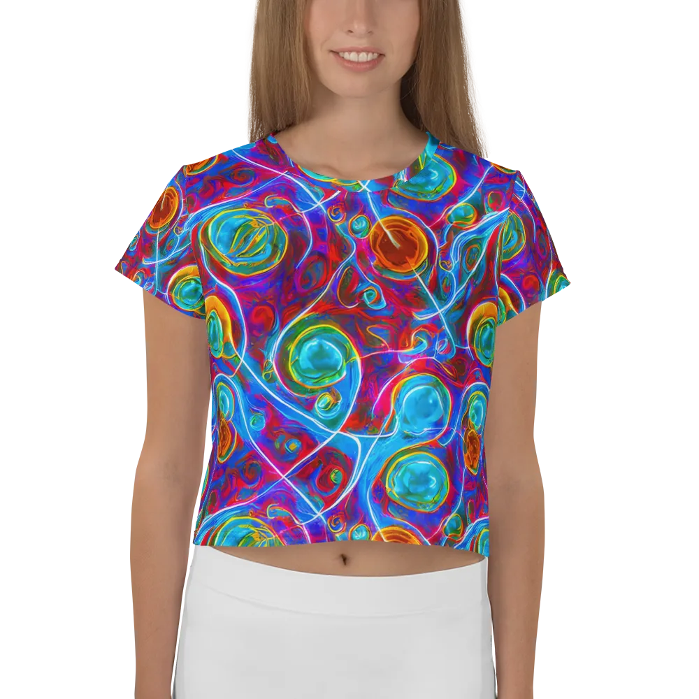 Jewel Nebula on Crop Tee — Front