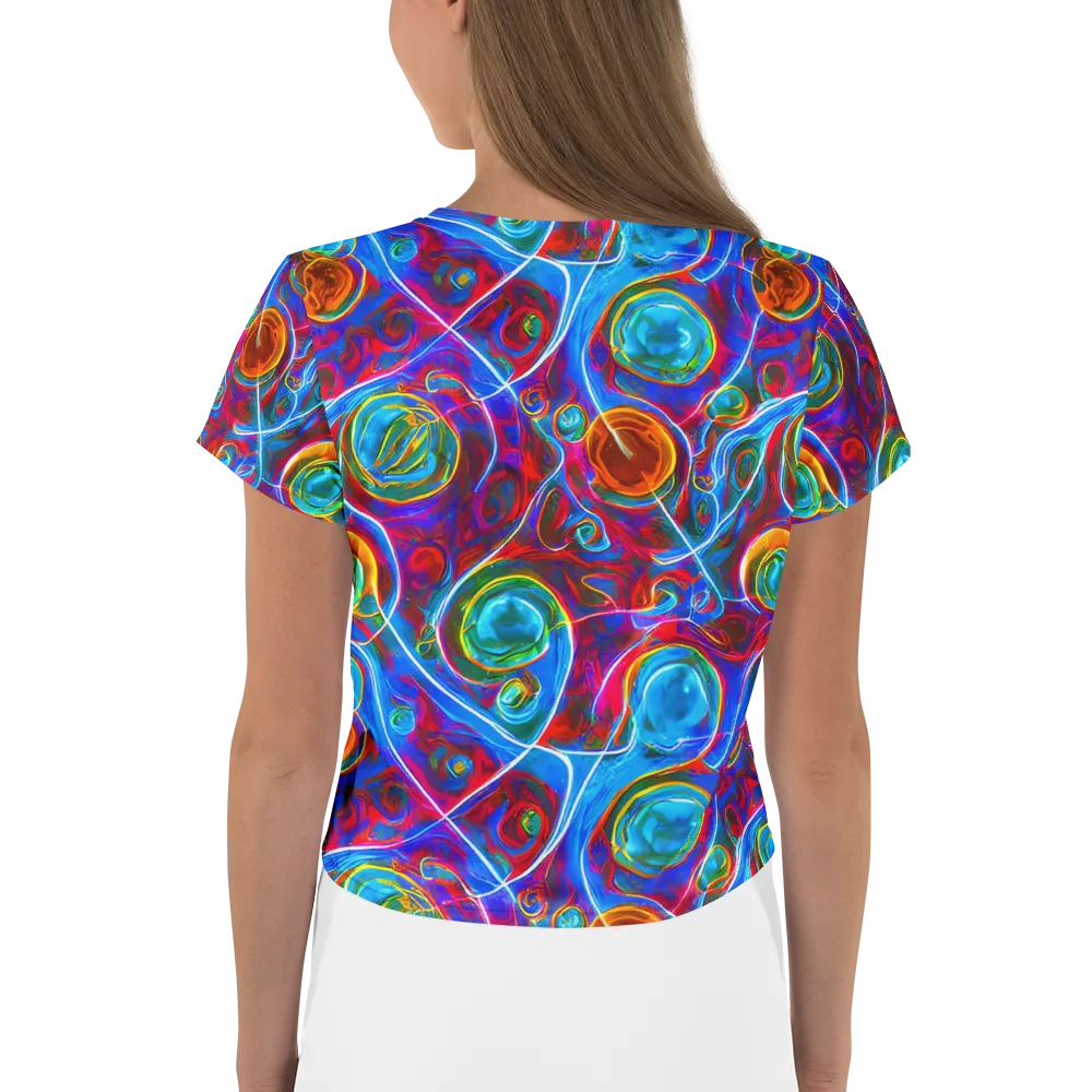 Jewel Nebula on Crop Tee — Back