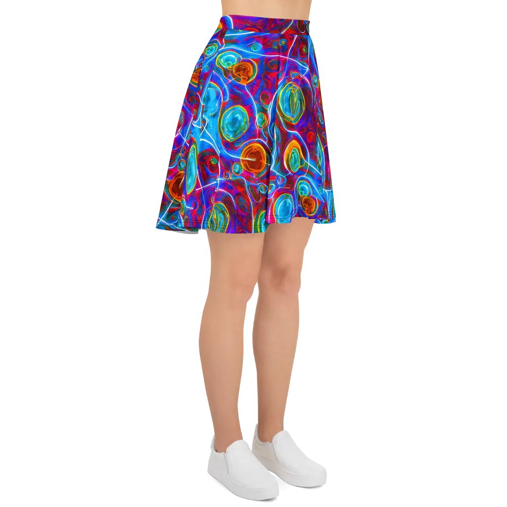 Jewel Nebula on Skater Skirt — Right