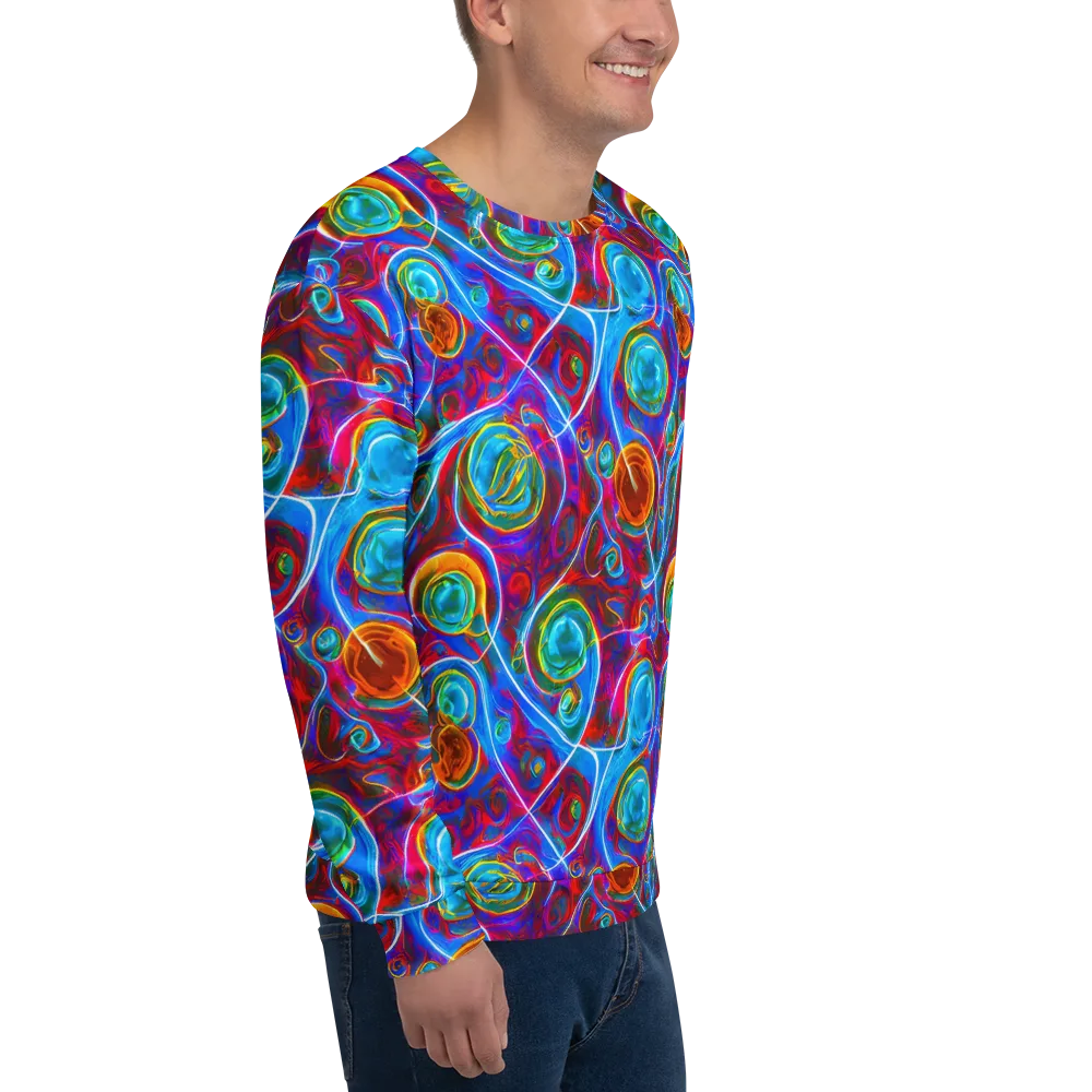 Jewel Nebula on Sweatshirt — Right Front