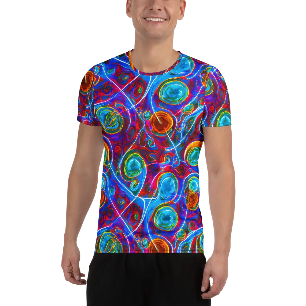 Jewel Nebula on Men's Athletic T-Shirt — Front