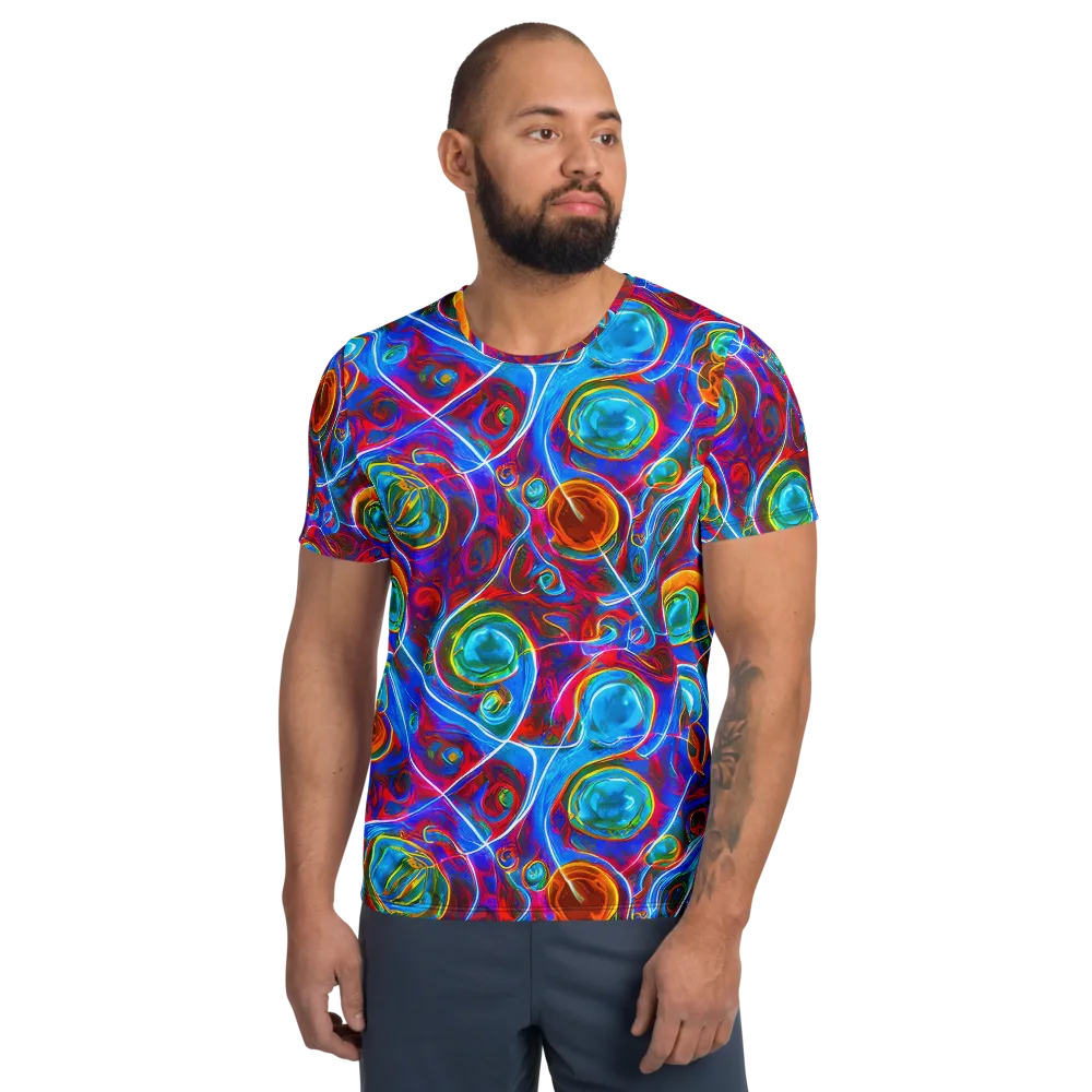 Jewel Nebula on Men's Athletic T-Shirt — Front